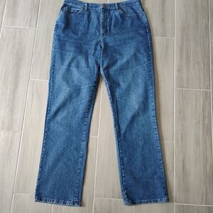 Lee Women's Classic Straight Leg Denim Jeans 1889 Sz 16 T